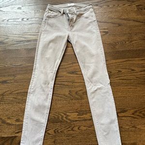 Hudsen jeans skinny white wash grey color SZ25